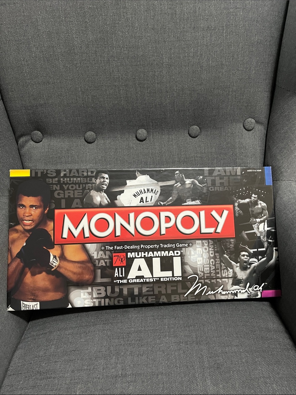 Monopoly Muhammad Ali Edition Board Game - Black and Red